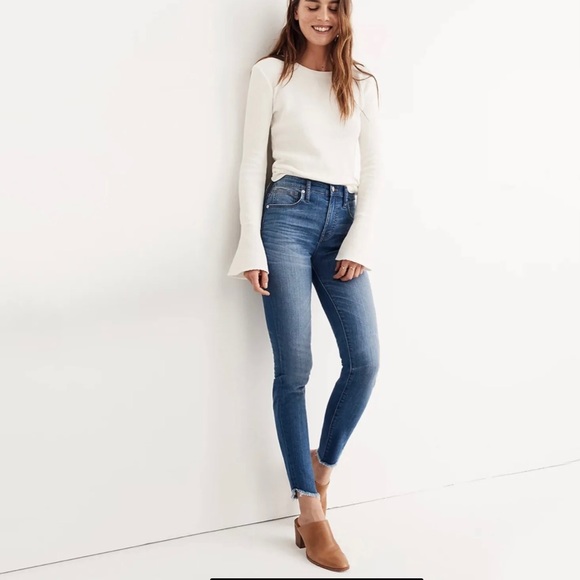 Madewell 10" High-Rise Skinny Jeans: Tulip-Hem New Sz 30 - Picture 1 of 8